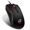 Hongsund High-end Optical Professional Gaming Mouse with 7 Bright Colors LED Backlit and Ergonomics Design For LOL