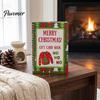 Creative Gift Card Organizer Christmas Book, 10-Page Holiday Holder with Write-On Decorative Storage Notes, Festive Paper Booklet for Xmas Exchange,