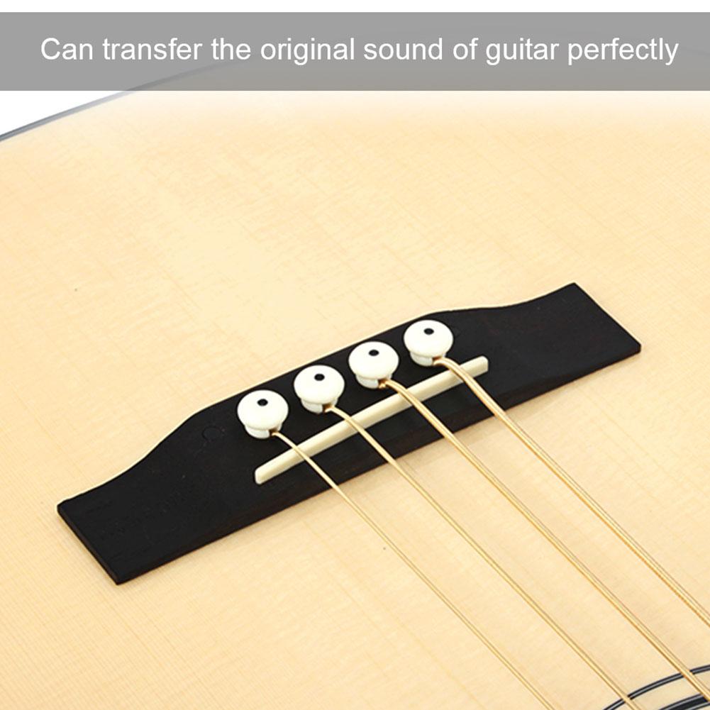 4-струнная акустическая бас-гитара, палисандровое седло, 4 штифта для бриджа, детали для народных акустических бас-гитар