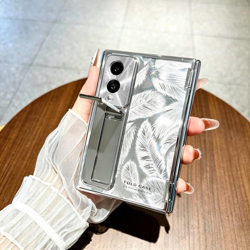 Magnetic Snap-on Foldable Phone Case Galaxy Z Fold8 Ultra - Shockproof PC Cover With Kickstand Anti-Scratch