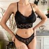 Сексуальный женский комплект кружевного нижнего белья, красивый комплект нижнего белья с поясом на спине, грудь без стальных колец, бюстгальтер пуш-ап с низкой талией, женское нижнее белье с Т-образной спинкой