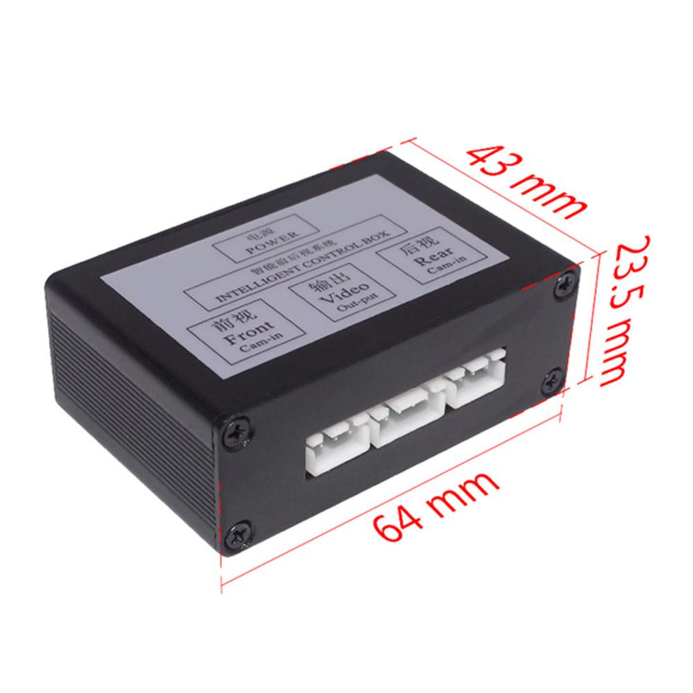Car Parking Camera Video Channel Converter Car Camera Rear Front Converter Two-Way Control Box Smart Rear View Camera Controller