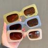New Fashion Summer Vintage Small Square Frame Sunglasses For Women Men Retro Punk Rectangle Sun Glasses Eyewear Shades