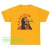 Новая футболка Burning Spear Jah Kingdom Золотого цвета Полный размер PA183 Унисекс