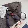 Korean Style Retro Canvas Bucket Bags Purse Crossbody Bag Patchwork String Crossbody Bag Wallet Bags Large Capacity