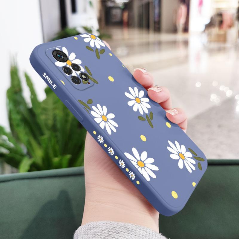 Элегантный чехол с ромашками для Xiaomi Redmi Note 15 Pro Plus 4G 5G Силиконовый чехол