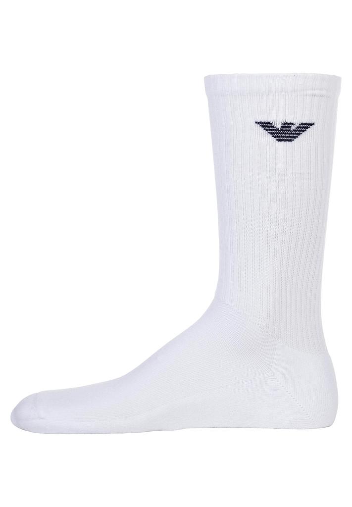 Emporio Armani Calza Tennis Spugna 3-Pack Socks Set White [303133 CC300 00010]
