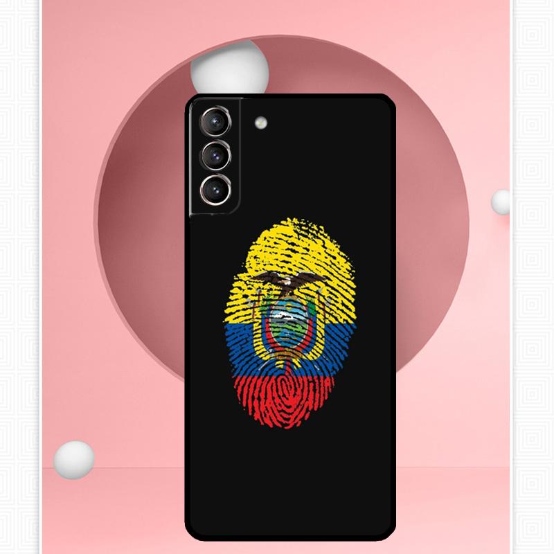 Чехол с флагом Эквадора для Samsung Galaxy S24 Ultra S22 Plus S20 S21 FE S8 S9 S10 Note 10 20 S23 Ultra