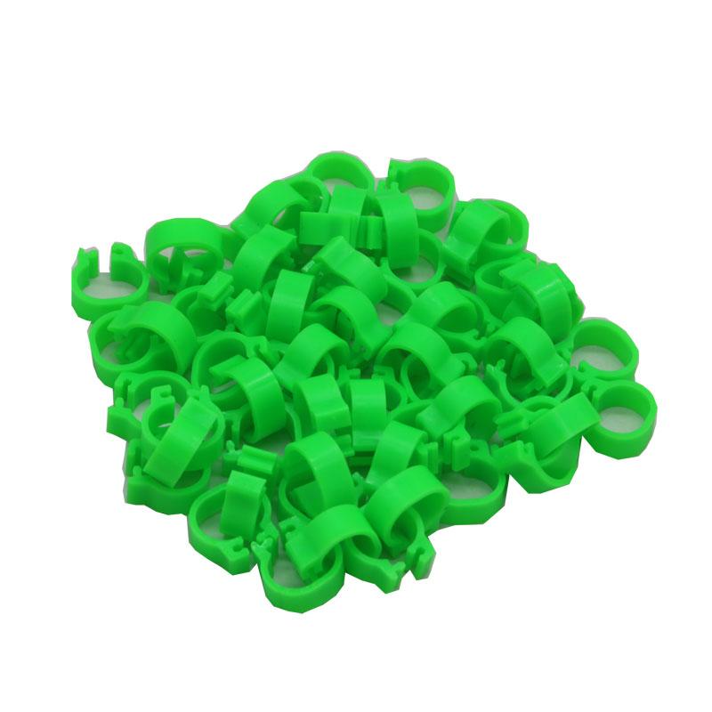 400 Pcs 8mm Bird Foot Clip Ring Pigeon Training Tools 10 Colors Bird Parrot Feeding Identification Foot Ring Animal Supplies