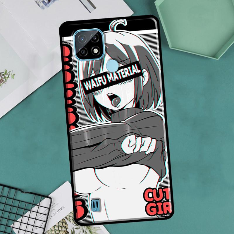Чехол Sad Girl из японского аниме для OnePlus 10 Pro 9 Pro 8T 9R Nord2 для Realme 9 8 Pro 8i 9i C35 GT Neo 2 3 Master