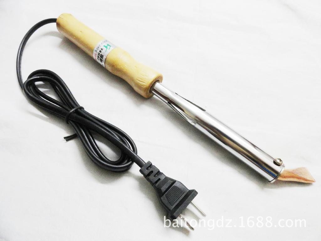 30W/40W/60W External Heating Wooden Handle Electric Soldering Iron with Long-Life Tip