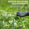 Bicycle Rearview Mirror Handlebar Mount, Anti-Glare Convex Cycling Mirror, Universal Adjustable for MTB Road Bike