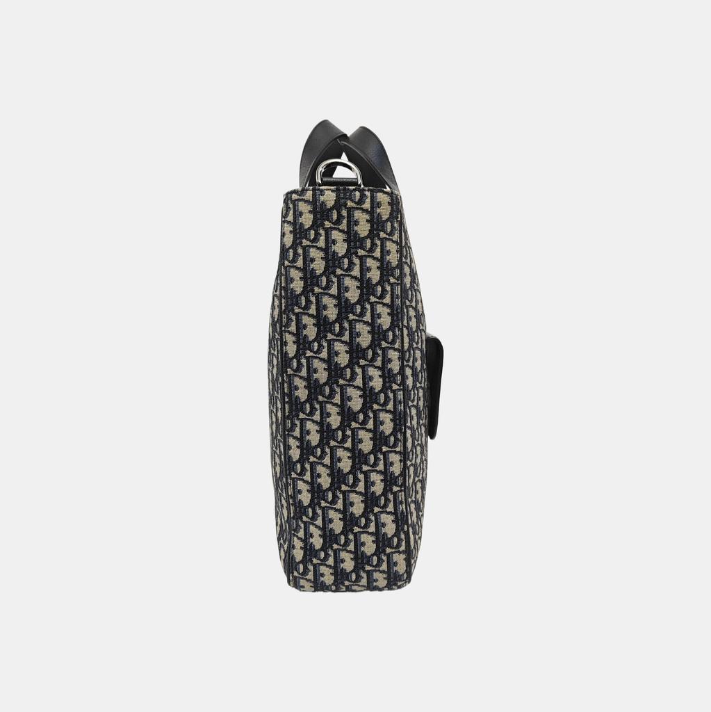 [Pre-Owned] Saddle Bag With Embroidered Monogram - Very Good #G62736