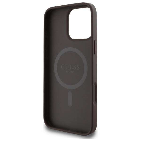 Etui do iPhone 16 Pro Max Guess Hardcase MagSafe Brązowe