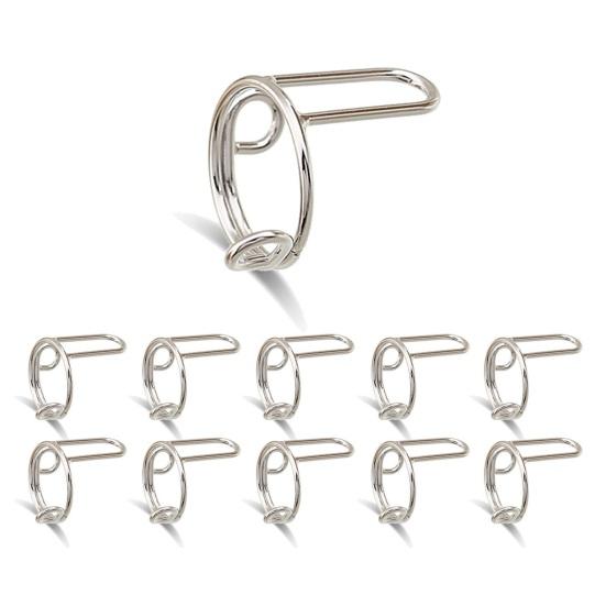 10 шт. Кольца для ногтей на кончиках пальцев Съемный антикоррозийный лак для меди От вредных привычек Предотвращает кусание ногтей для тех, кто кусает ногти Защитные приспособления для ногтей на кончиках пальцев