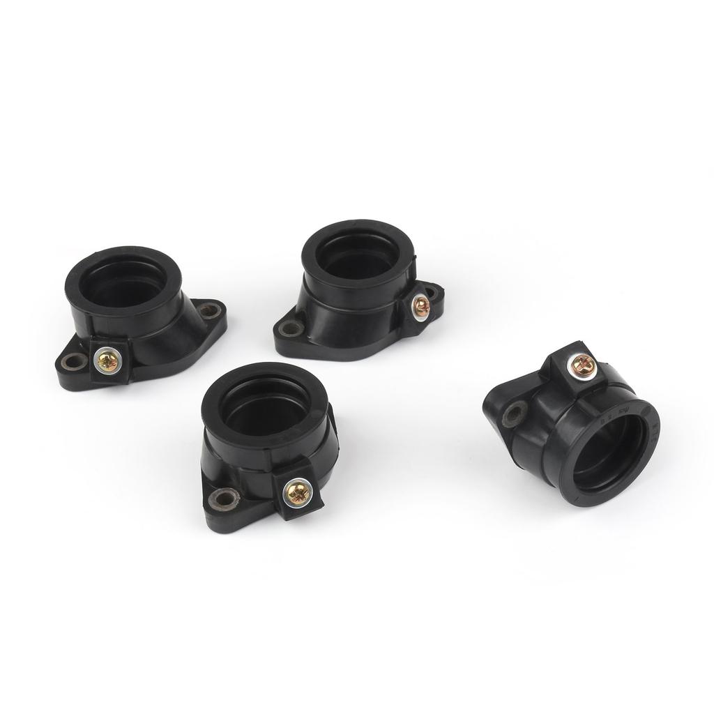 Artudatech Motorcycle Yamaha FZR250 FZR250R 1989-1994 Carburetor Intake Manifold Set of 4