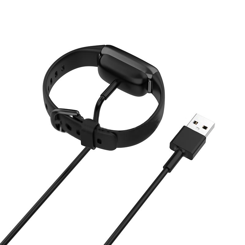 Зарядный кабель, совместимый с Fitbit Charge 5, USB-кабель для зарядки, совместимый с кабелем для смарт-часов Fitbit Luxe