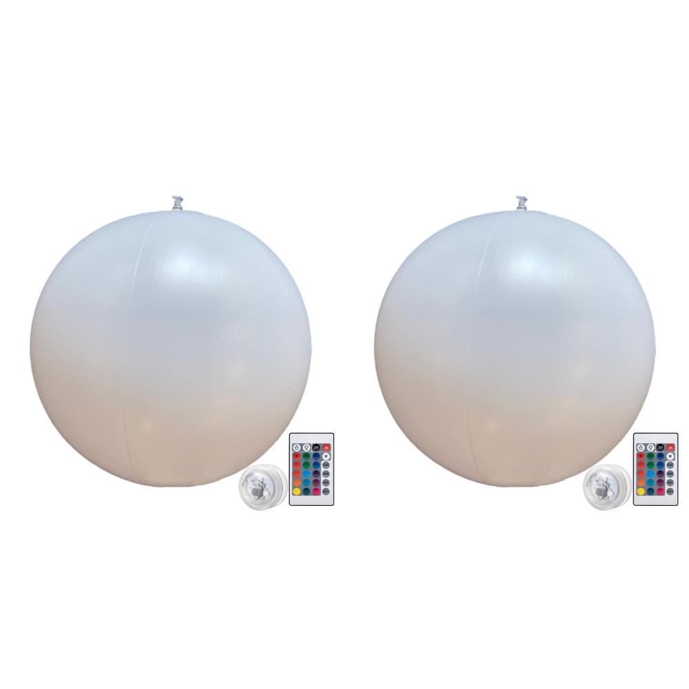 1-5 шт. 16 цветов плавающие огни для бассейна большой надувной бассейн пляжный мяч для водной вечеринки у бассейна воздушный шар светодиодный садовый шар свет