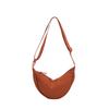 Single-shoulder Bag, Crossbody Bag Underarm Bag Crescent-shaped Bag Fashionable and Trendy Dumpling Bag