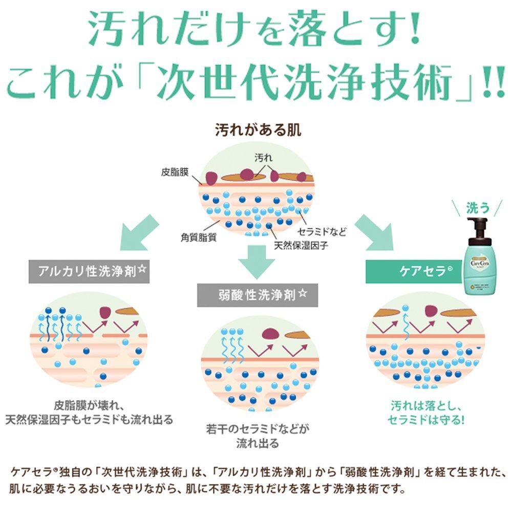 CareCera Увлажняющий пенящийся гель для душа Чистый цветочный 385 мл Сменный блок, Аромат, (10% Дополнительно)