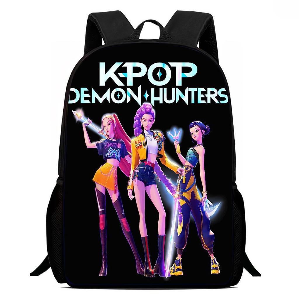 Kpop Охотник на ведьм Группа Школьная сумка Высококачественная печать Повседневный легкий рюкзак Начальная школа