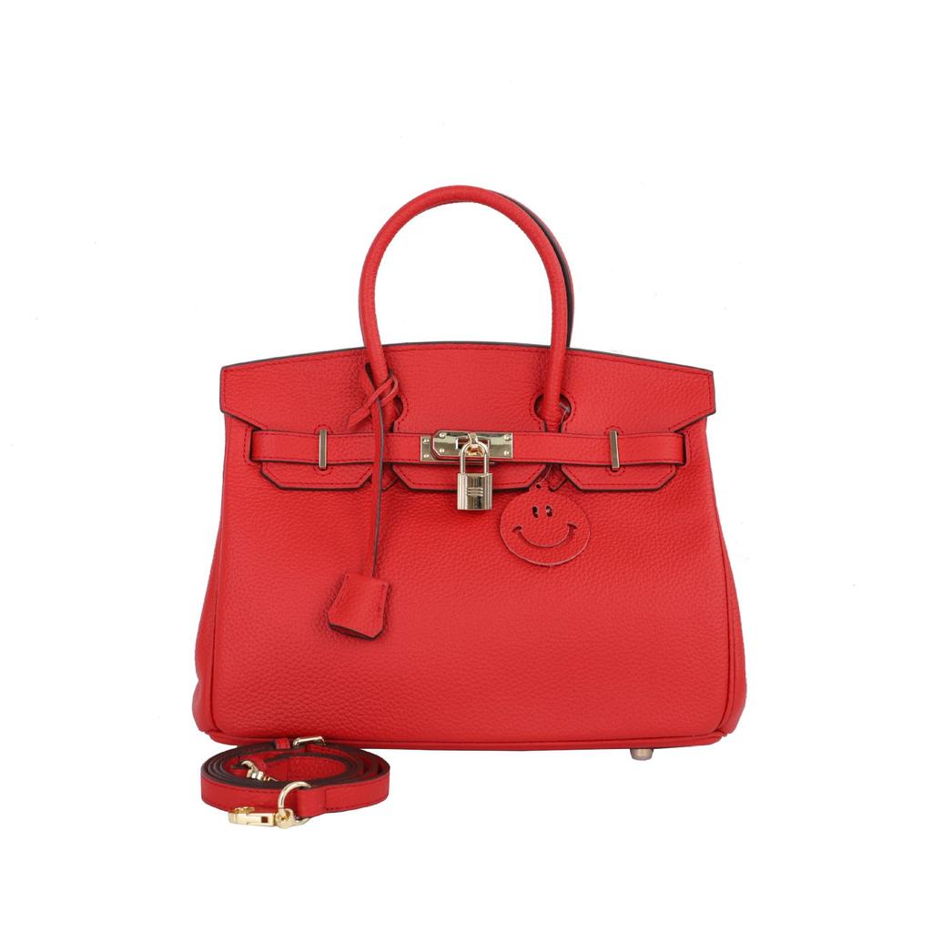 Женская сумка большой вместимости из коровьей кожи с узором личи 2025 года