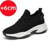 Summer Sneakers Men Elevator Shoes Height Increasing Shoes for Man Insoles 6CM Hidden Heels Sports Inner Heightening Shoes