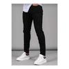 Мужские черные узкие гибкие джинсы из лайкры. Мужские джинсовые брюки.