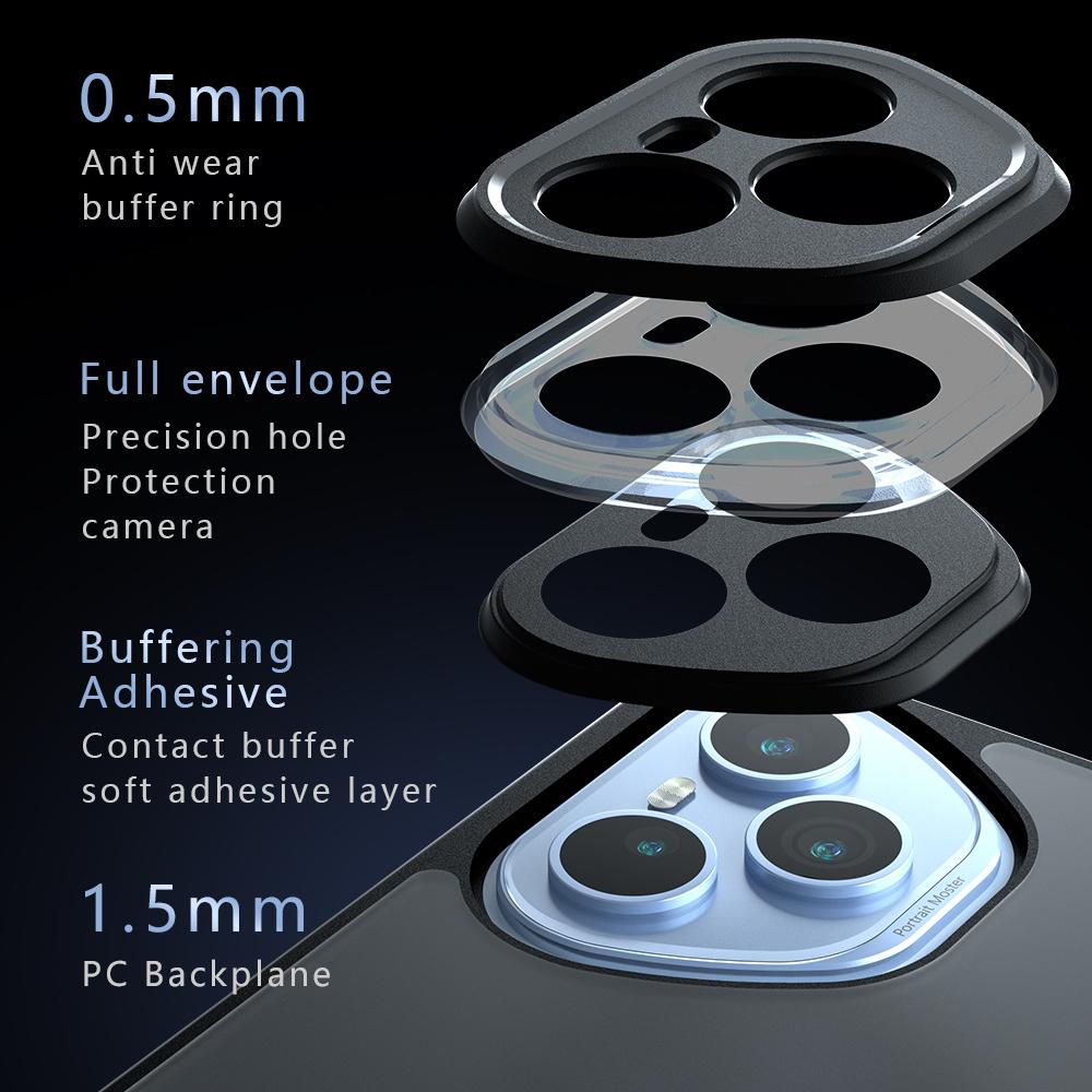 For Honor 400 Pro Global Case Honor 400 Pro Global Cover Luxury Matte PC + TPU Shockproof Protective Phone Cover Honor 400 Pro