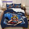 Anime One Piece Soft Comfortable Duvet Cover, Children's Bedding Set Gift, Various Sizes Available LXR175