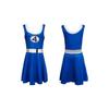 Fantastic Four Cosplay Bodysuit For Halloween Dress Up With Durable Milk Silk Fabric For Kids And Adults