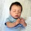 18-дюймовая живая кукла Bebe Reborn Doll Jude с мягким на ощупь тканевым телом, кукла для новорожденных, милая спящая 3D-кукла с имитацией кожи для детей, подарки на день рождения