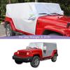 Водонепроницаемый всепогодный солнцезащитный козырек на лобовое стекло, автомобильный чехол, подходит для Jeep Wrangler JK, для Wrangler JL, 4-дверная версия 2007-2023, внешние аксессуары