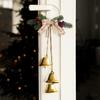Handmade Christmas Bow Bells Pendant Iron Xmas Tree Hanging Bells  Christmas Decoration