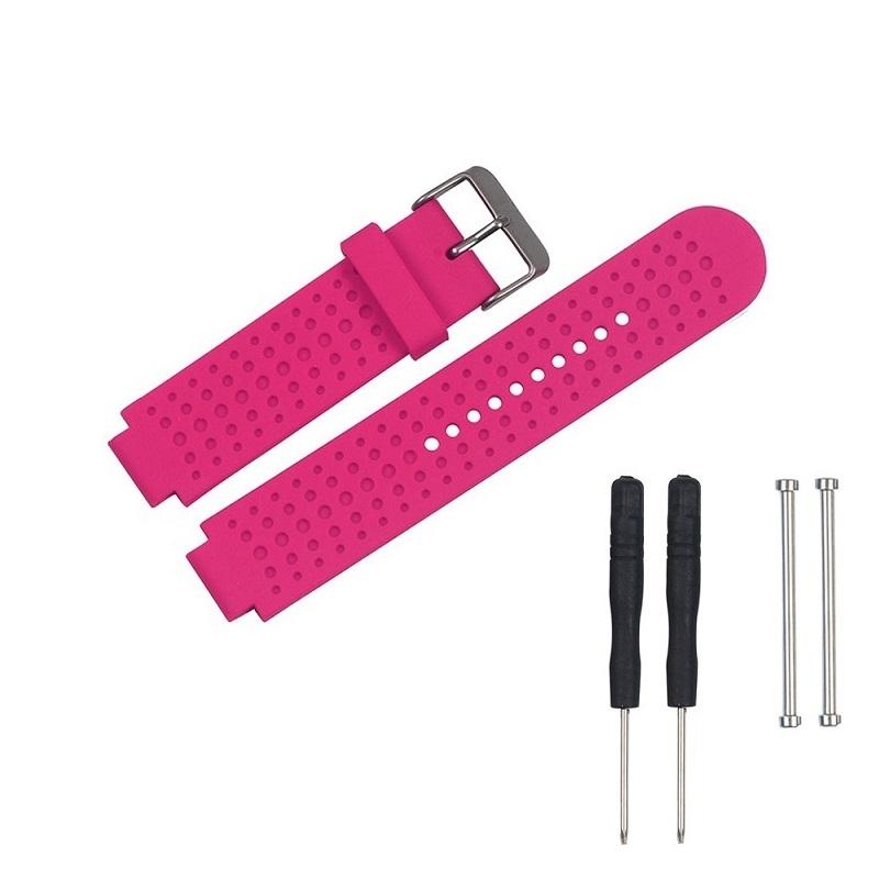 Мягкий силиконовый сменный ремешок для часов Garmin Forerunner 220 230 235 620 630 735XT Approach S20 S5 S6, дышащий спортивный ремешок