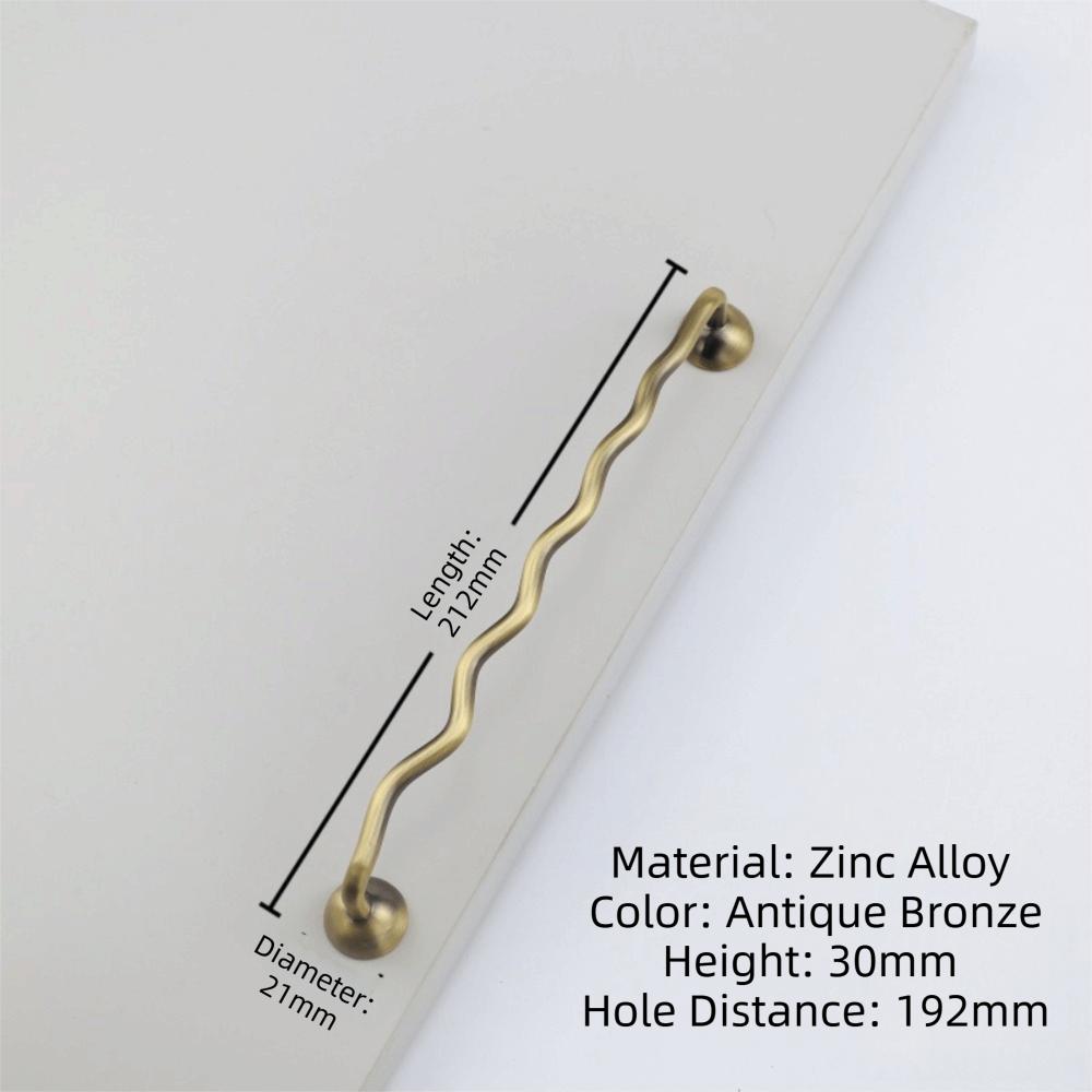 Wave Shaped Cabinet Door Handles Bright Silver Wardrobe Pulls Cabinet Bar Pulls For Wardrobe