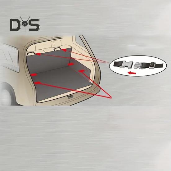 SUV Cargo Liner для собак Водонепроницаемый задний грузовой коврик Складной чехол для сиденья собаки Коврик Защитный чехол для багажника для внедорожников Седанов Ван