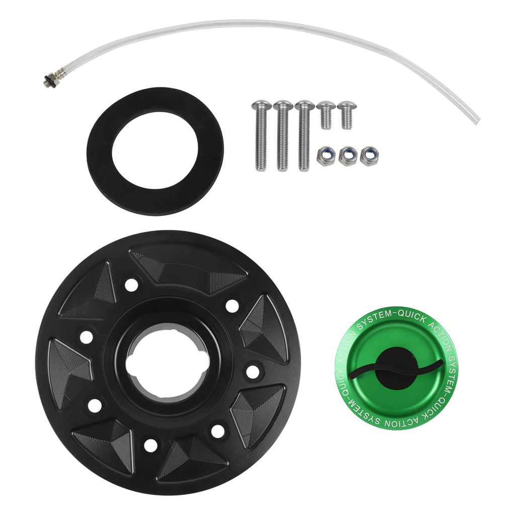 Для Kawasaki NINJA 250 400 650 Z650 Z900 ZX-6R / 636 Versys-X 300 Keyless Racing Quick Release Tank Caps Case Gas Cover