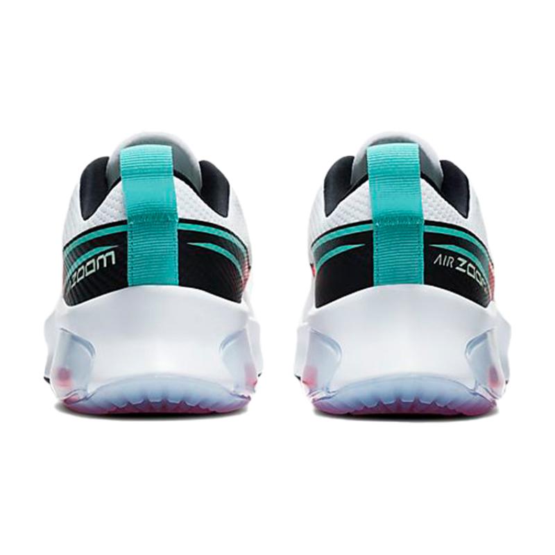 Nike Air Zoom Arcadia Cushioning Abrasion Resistant Breathable Low Top Kids' Running Shoes White Red Green Sneakers DA1242-101