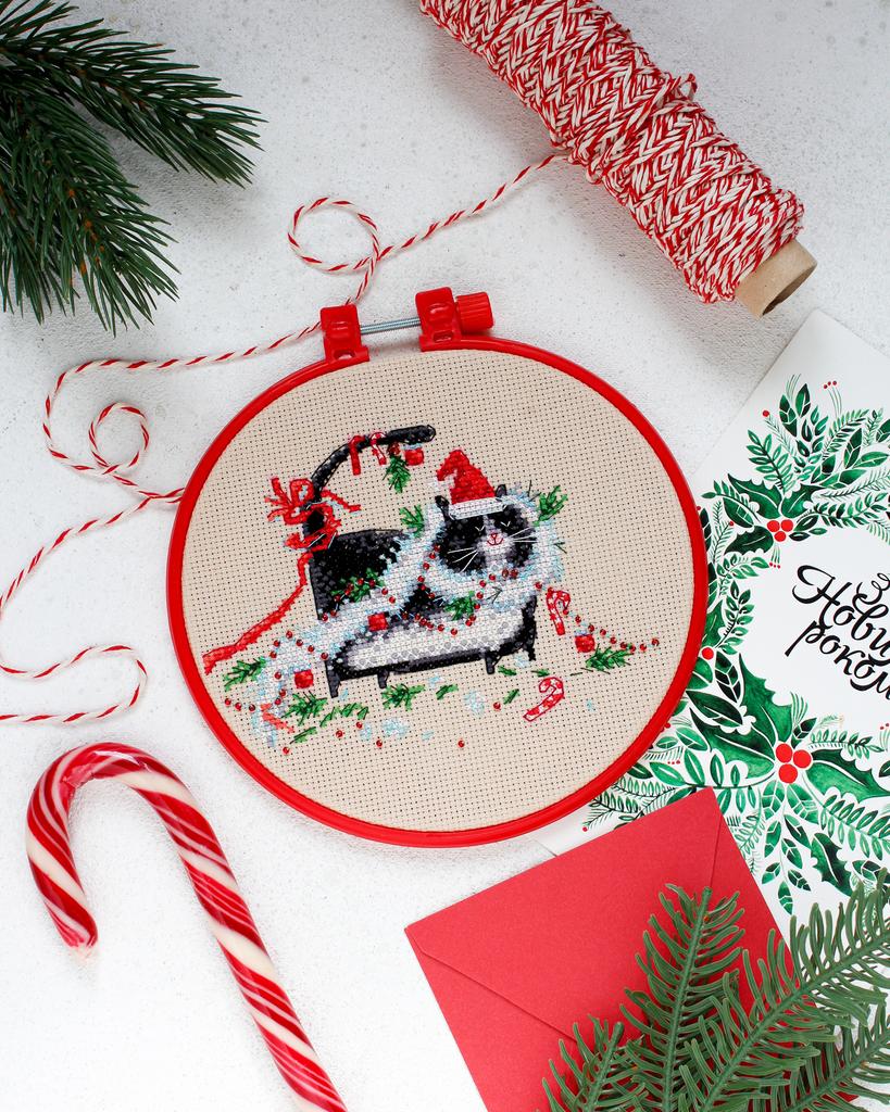 Набор для вышивки крестиком Абрис Арт Коты