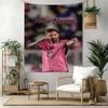 Messi Custom Your Name Wall Decor Tapestry Art For Pet Memorial Birthdaywedding Party Backdrop Family Gift