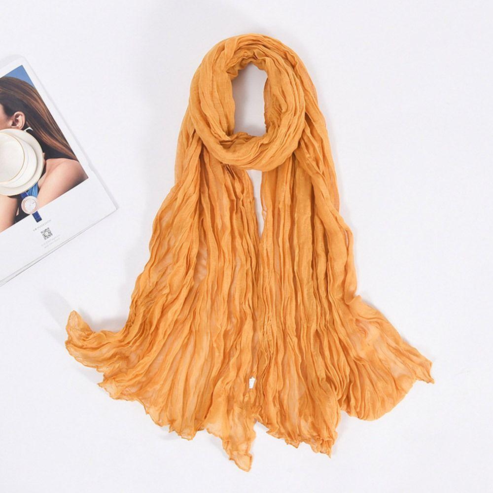 Sun Protection Shawls Soft Pashmina Summer Beach Scarves  for Women Men