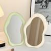 Cloud Shaped Standing Dresser Mirror Cream Style Hairdressing Wall Mirror Luxury Makeup Mirror