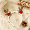 Pros Elk Plush Ball Women Hair Band Christmas Hair Accessories Antler Hair Hoop Girls Hair Wear