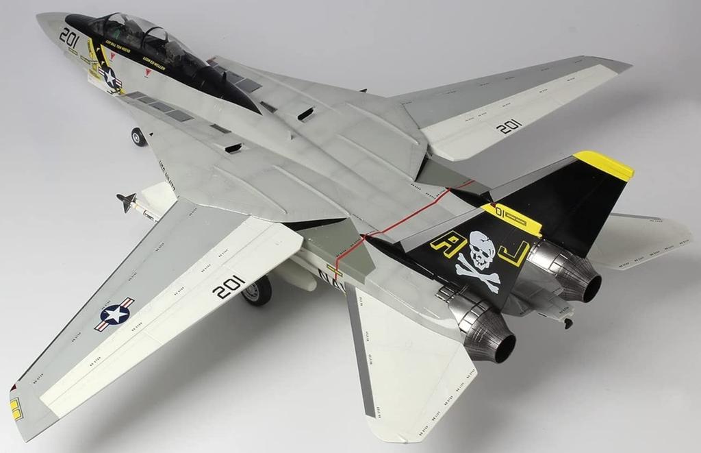 US Navy Tomcat Jolly Rogers Plastic Model Platts/Italeri 1/48 F-14A (70's VF-1/VF-2/VF-84) TPA-1