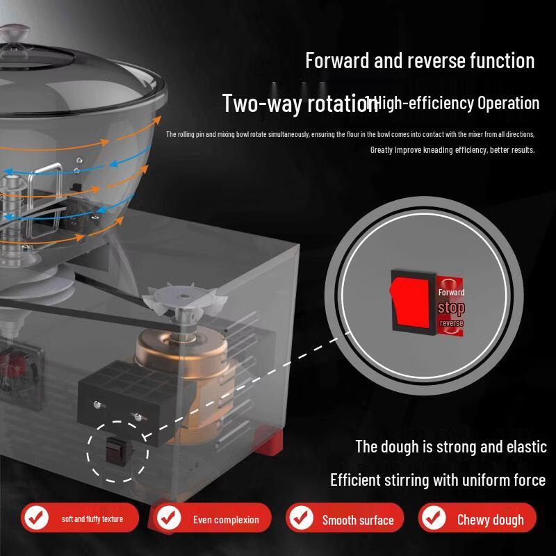 Yingtang 8L 25KG Electric Dough & Filling Mixer