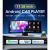 11,26-дюймовый Автомобильный видеорегистратор Android 14 4G+64G 4G LTE WIFI Видеорегистратор Carplay Android Auto Двойная камера Запись 1080P Поддержка Youtube Netflix