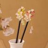 Handmade Flower Hair Sticks Ethnic Chinese Style Hair Chopsticks Winding Hairpin  for Disk Hair