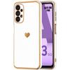 Case - BOOLING - for Samsung Galaxy A23 4G-5G - Silicone - Heart Pattern - Shockproof - Flexible