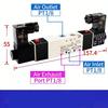 4V130C-06 4V230C-08 Solenoid Valve Control Valve Reversing valve 12v 24V 220v 36V Coil Two-position Five-way 4V330C-10 4V430C-15